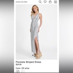 beautiful flowy guess dress